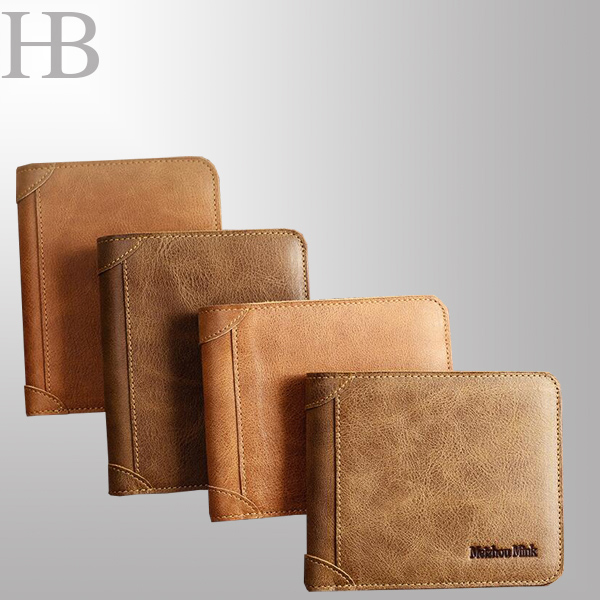 Male high quality wallet with embossed logo