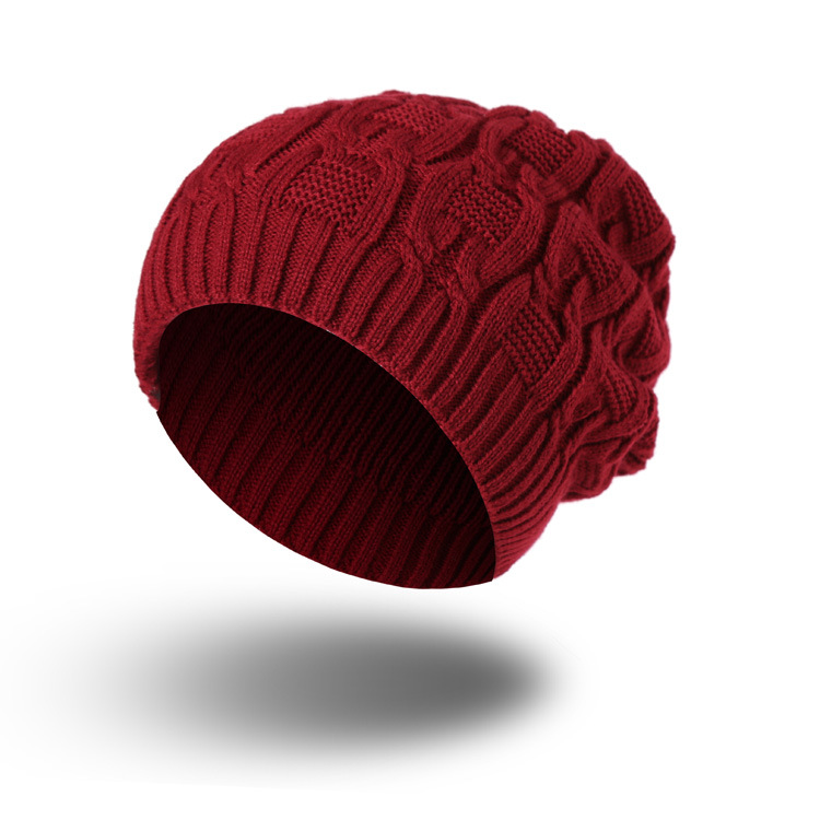 Winter Knit Beanie Hats for Women Stretchy Warm Slouchy Knitted Thick Skull Caps