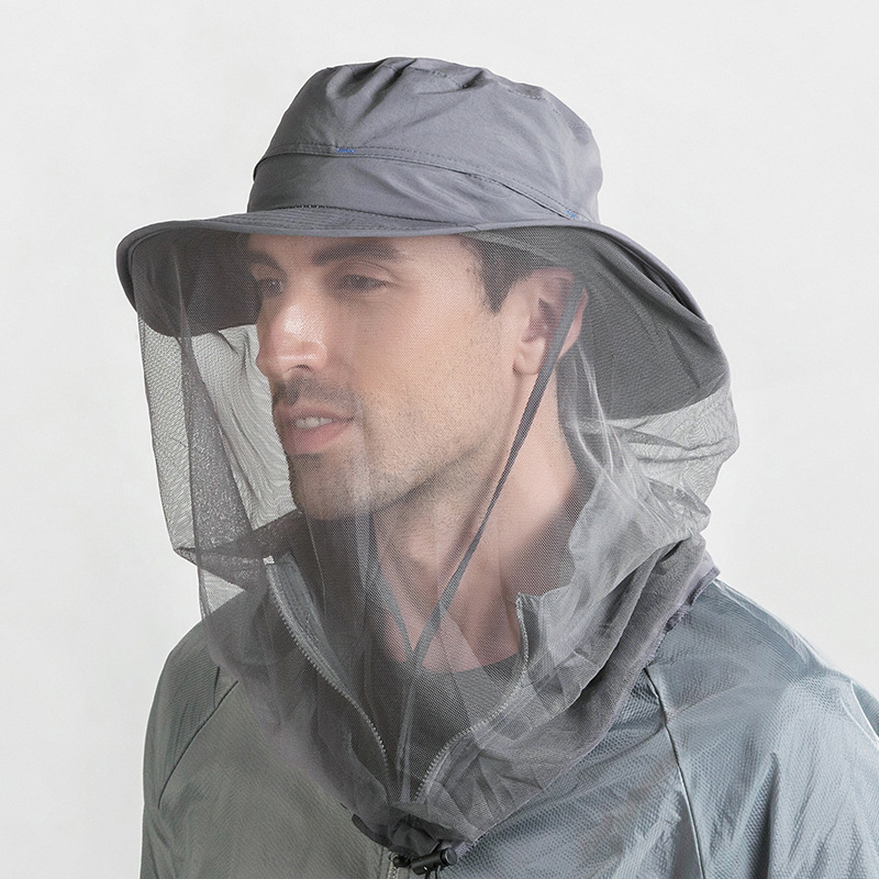 Outdoor UV Sun Protection Wide Brim Fishing Cap with Removable Flap