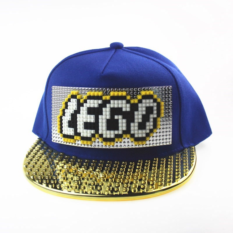 Lego Snapback Hat Baseball Cap Building Block for Kids & Adults Colorful