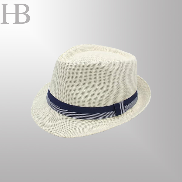 Summer fedora hat breathable Paper Straw